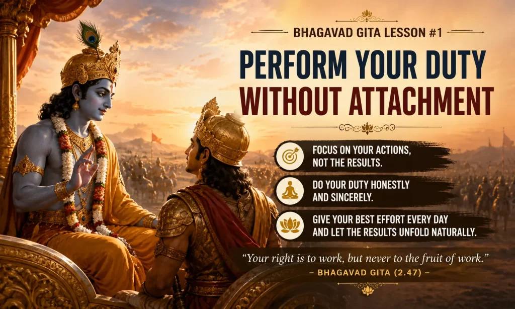Bhagavad Gita life lessons